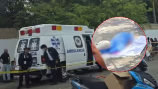 El perro de la pareja permaneció junto al cuerpo del hombre antes de ser levantado por las autoridades