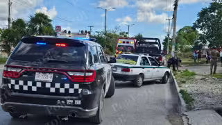 El conductor recibió un fuerte golpe en la frente con un frasco de mayonesa, resultando herido