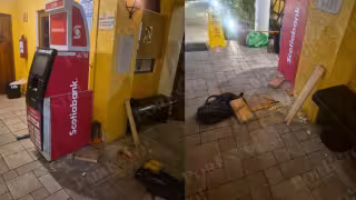 Los delincuentes pretendían trasladar el cajero a otro punto de la ciudad para abrirlo posteriormente y apoderarse del efectivo