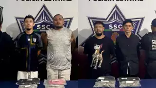 Los detenidos fueron identificados como Cristian Eduardo “N”, Daniel “N”, Luis Felipe “N” y Leonardo “N”