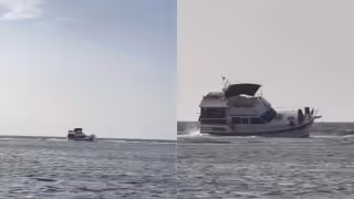 Yate continúa encallado en el arrecife de Mahahual
