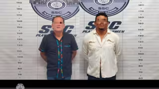 Los detenido fueron identificados como Miguel Ángel “N” y Abraham de Jesús “N”