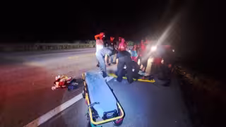 Las primeras indagatorias apuntan a que el hombre habría perdido el control de su motocicleta y derrapado