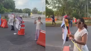 Bloquean avenida Insurgentes de Chetumal y acceso a la FGE de Quintana Roo; exigen avances en casos de desaparición