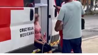 Paramédicos de la Cruz Roja brindaron atención prehospitalaria a las dos mujeres