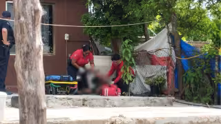 Testigos del operativo señalaron que el hombre ya no lograba articular palabra al momento de ser extraído de la vivienda