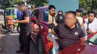 Residentes del fraccionamiento intentaron linchar al hombre antes de entregarlo a los agentes policiales