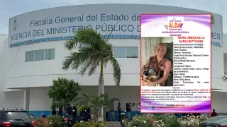 De acuerdo con la ficha de localización del Protocolo Alba, la joven vestía blusa azul con blanco, falda negra con figuras de hongos y sandalias violetas