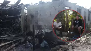 De entre sus cosas solo sobrevivieron unas prendas de ropa y una Biblia que quedó intacta