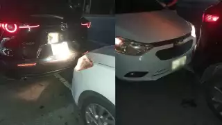 El conductor del Aveo se encontraba en aparente estado de ebriedad