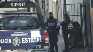 Elementos de la Policía Estatal acudieron al lugar de los hechos.