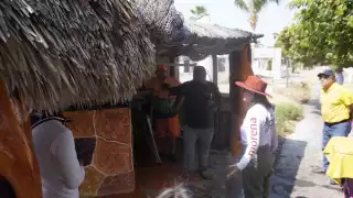 Expresó que su presencia en el lugar versa solamente en expresar su solidaridad