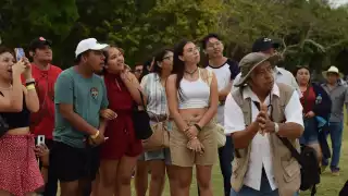 Hay gran afluencia de comerciantes en Chichén Itzá