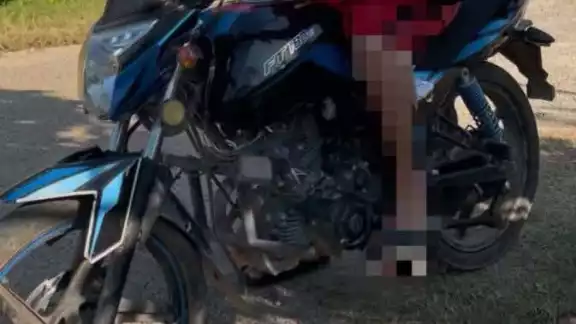 El afectado pidió ayuda para encontrar su motocicleta.