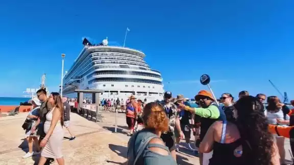 Hasta este momento del 2024, han arribado al puerto 179 mil 164 turistas a bordo de navíos