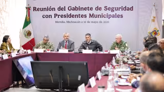 García Harfuch encabeza reunión de seguridad con alcaldes en Morelia
