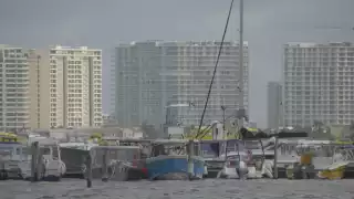 La navegación menor quedó suspendida en Puerto Juárez