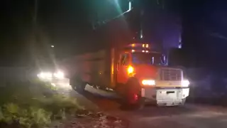 La palapa se encontraba abandonada, por lo que solo se reportaron daños materiales