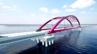 Inauguración del  Puente Vehicular Nichupté de Cancún se atrasa