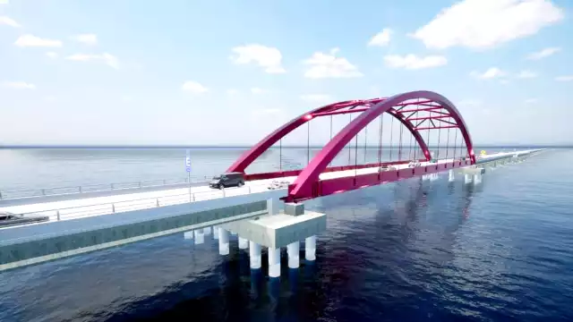 El puente comenzó a construirse en 2022, su inauguración se esperaba para el abril pasado. pero se ha atrasado por modificaciones