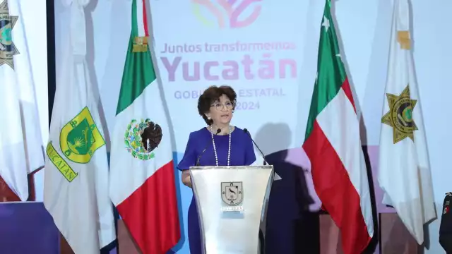 María Fritz Sierra presenta los resultados del Gobierno de Yucatán