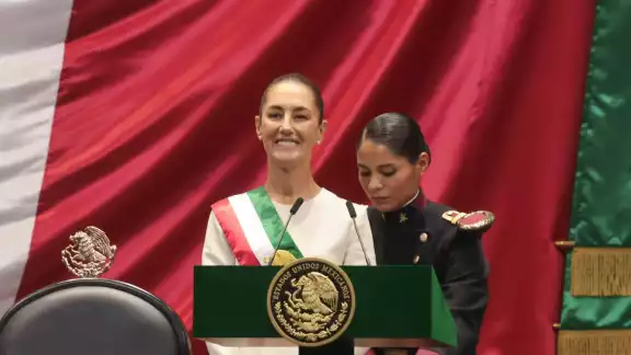 Claudia Sheinbaum recibió la Banda Presidencial en el Congreso de la Unión Claudia Sheinbaum recibió la Banda Presidencial en el Congreso de la Unión