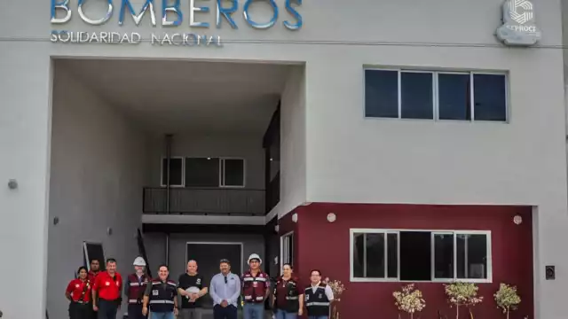 La Sedumop informó que en una semana concluirá la subestación de bomberos en Solidaridad Nacional, con inversión de 6.2 millones de pesos.