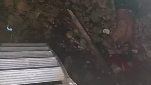 Hombre se aventó a una cisterna en Río Verde. Hombre se aventó a una cisterna en Río Verde.