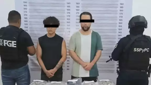 Los detenidos fueron identificados como Carlos Arturo “N” y Royer “N” Los detenidos fueron identificados como Carlos Arturo “N” y Royer “N”