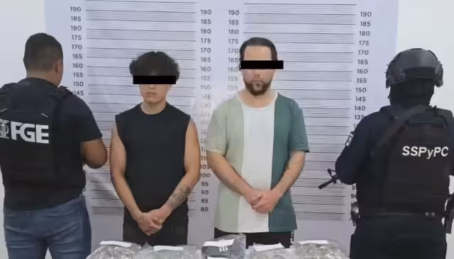 Los detenidos fueron identificados como Carlos Arturo “N” y Royer “N”