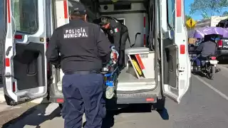 El joven fue trasladado de emergencia a un hospital