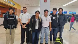 Estudiantes de Motul viajan a Tlaxcala para participar en un concurso de robótica