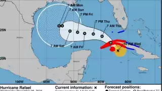 Huracán Rafael Se Aproxima a Cuba y al Golfo de México