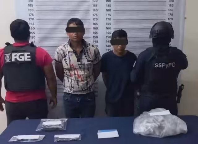 En una de las detenciones se identificaron a dos como Josélino “N” y José Alfredo “N”