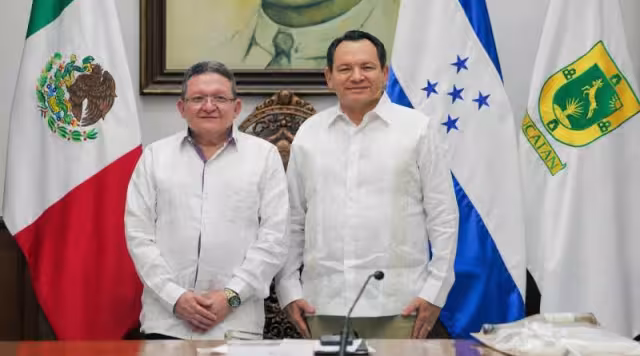 El gobernador Díaz Mena promueve proyectos estratégicos de Yucatán ante representantes de Honduras