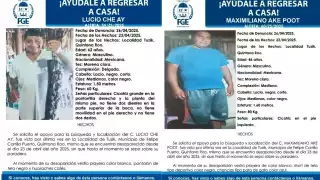 La FGE activó la ficha de búsqueda de Lucio Che, de 62 años, papá de la actual autoridad comunal en Tuzik, y del exsubdelegado, Maximiliano Aké, de 44