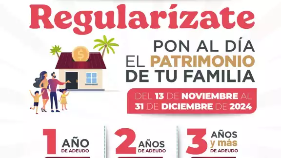El Ayuntamiento de Benito Juárez lanzó la campaña "Regularízate" para descuentos en multas del impuesto predial El Ayuntamiento de Benito Juárez lanzó la campaña "Regularízate" para descuentos en multas del impuesto predial