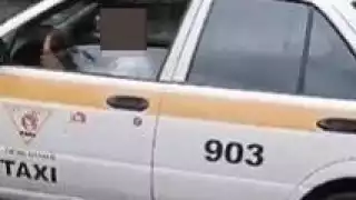 Taxista colisiona con motociclista en Chetumal y se da la fuga