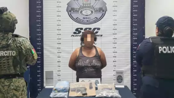 La detenida fue identificada como Jessica “N”, de 33 años La detenida fue identificada como Jessica “N”, de 33 años