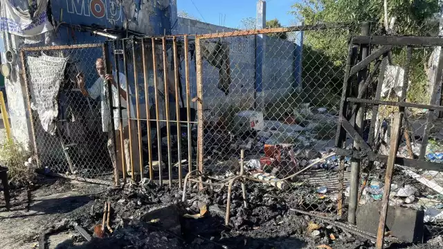 El abuelito ahora se ha quedado sin su pequeña vivienda