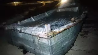 La lancha fue hallada frente al CETMAR 17