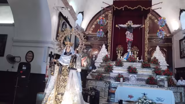 Ambos patrones de la diócesis de Campeche fueron vitoreadas con júbilo por los feligreses católicos; algunos incluso lloraron por la emoción.