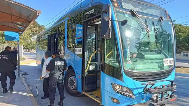 El hombre logró escapar luego de apedrear el Va y Ven
