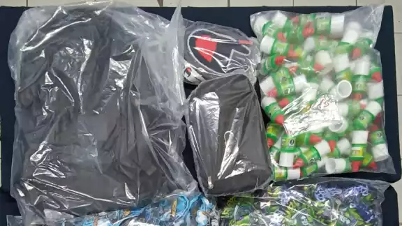 El hombre tenía dulces y otros productos con marihuana El hombre tenía dulces y otros productos con marihuana