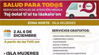 Las unidades del programa estarán desde el lunes 2 al viernes 6 de diciembre