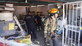 Incendio taller refrigeración Campeche perdidas materiales