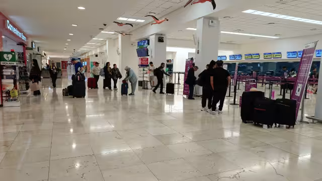 Las operaciones se mantienen con normalidad en el aeropuerto de Mérida