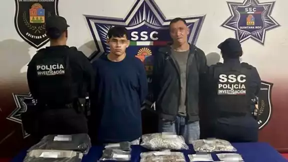 Los detenidos fueron detenidos por elementos de la SSC.