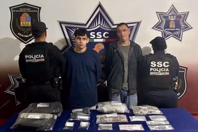 Los detenidos fueron detenidos por elementos de la SSC.