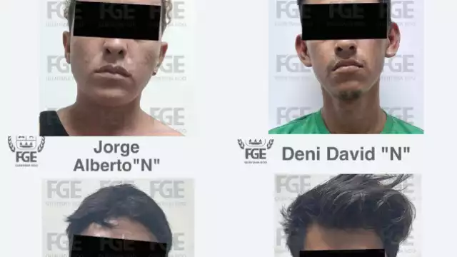 Los detenidos fueron identificados como Jorge Alberto “N”, Antoni Iván “N”, Deni David “N” y Mónica Elizabeth “N”